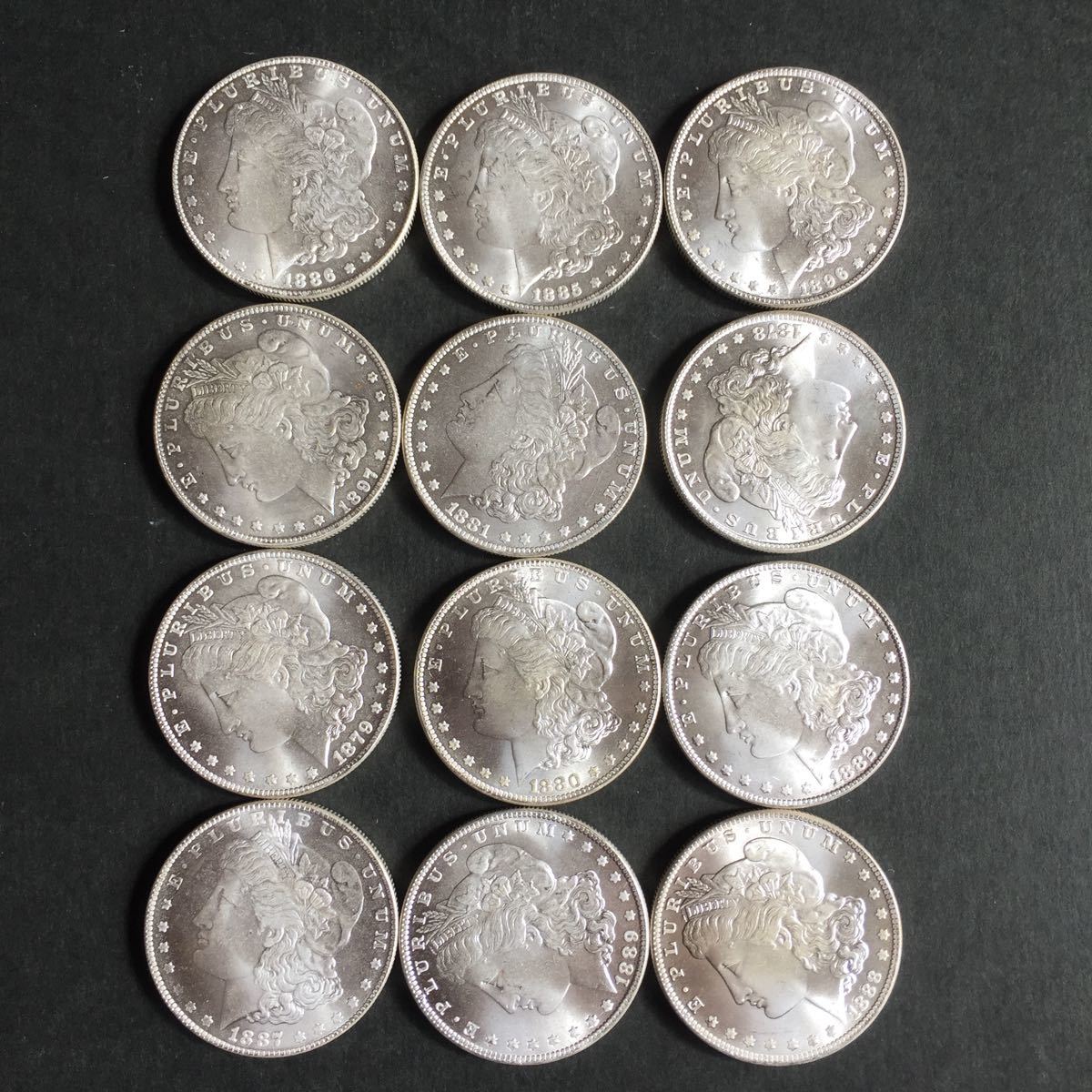 アメリカ 1ドル銀貨 モルガンダラー 銀貨 量目26.7g モルガン 美品 1ドル