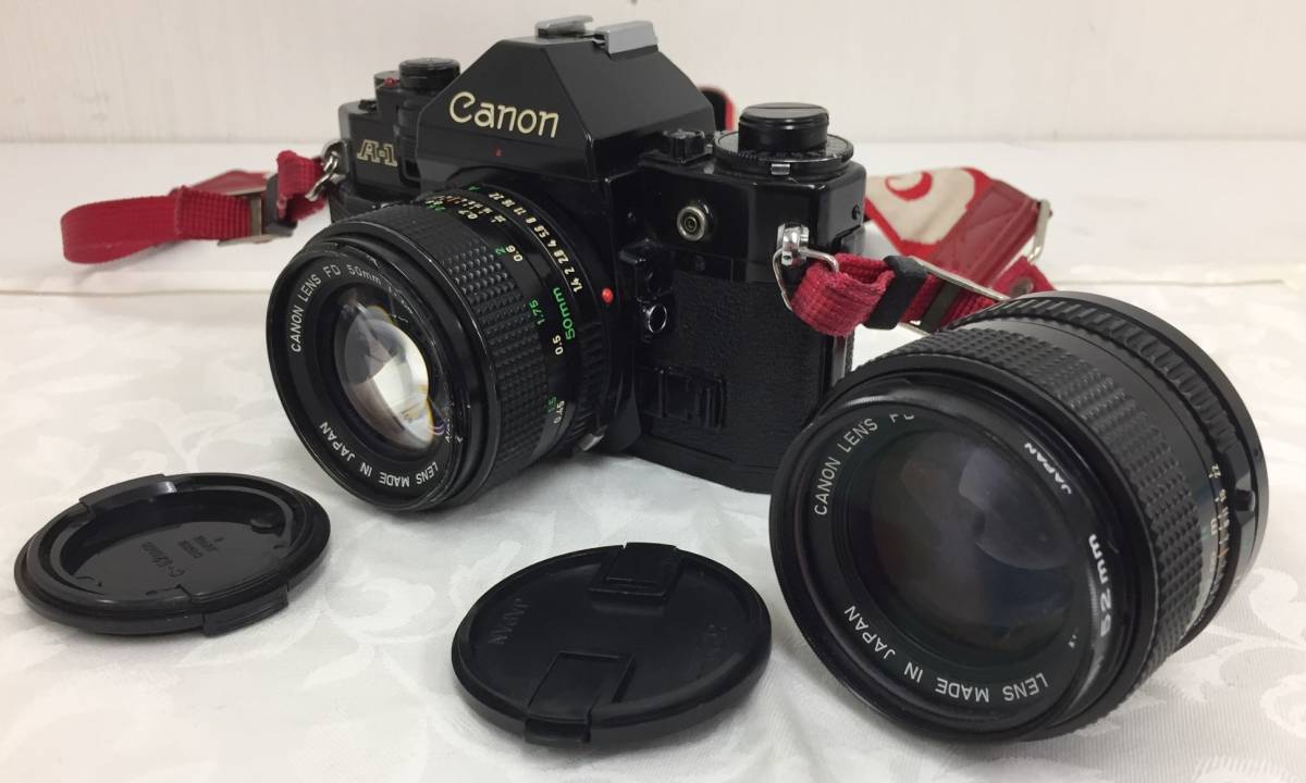 ◇【2344ー5】Canon CANON キャノン A-1 カメラ FD 50mm 1:1.4 動作