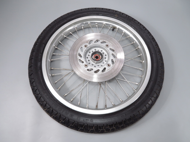 ◆GB250 クラブマン 1型/初期型 MC10 純正 フロントホイール 18×1.85 ディスクローター 検 ノーマル レストア