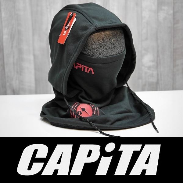 超激得，限定セール : 20 CAPiTA STORM HOOD FACE MASK - Black キャピタ フェイスマスク ビーニー 正規品(帽子)｜売買されたオークション情報、yahooの商品情報をアーカイブ公開 - オークファン 帽子