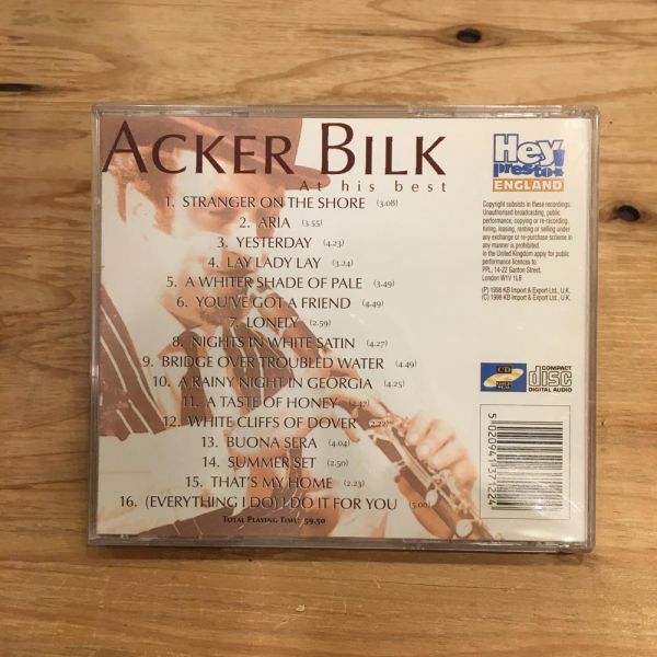 Bilk Cd AMECD1763/CD 輸入盤 アッカー ビルク Acker Bilk - At His Best(器楽)|売買されたオークション情報 ...