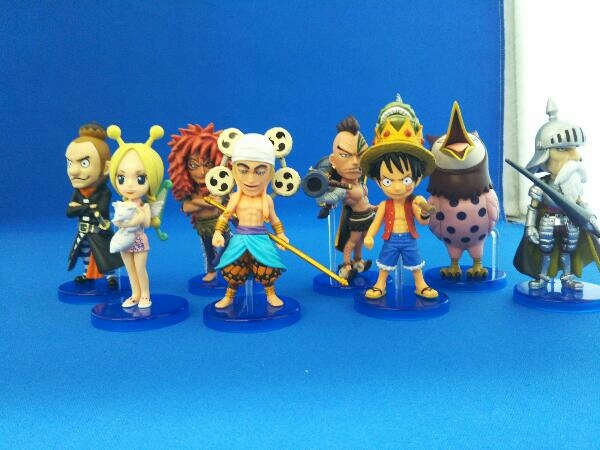 ワンピース ワールドコレクタブルフィギュア Vol 19 8種セット ルフィ エネル ワイパー One Piece 売買されたオークション情報 Yahooの商品情報をアーカイブ公開 オークファン Aucfan Com