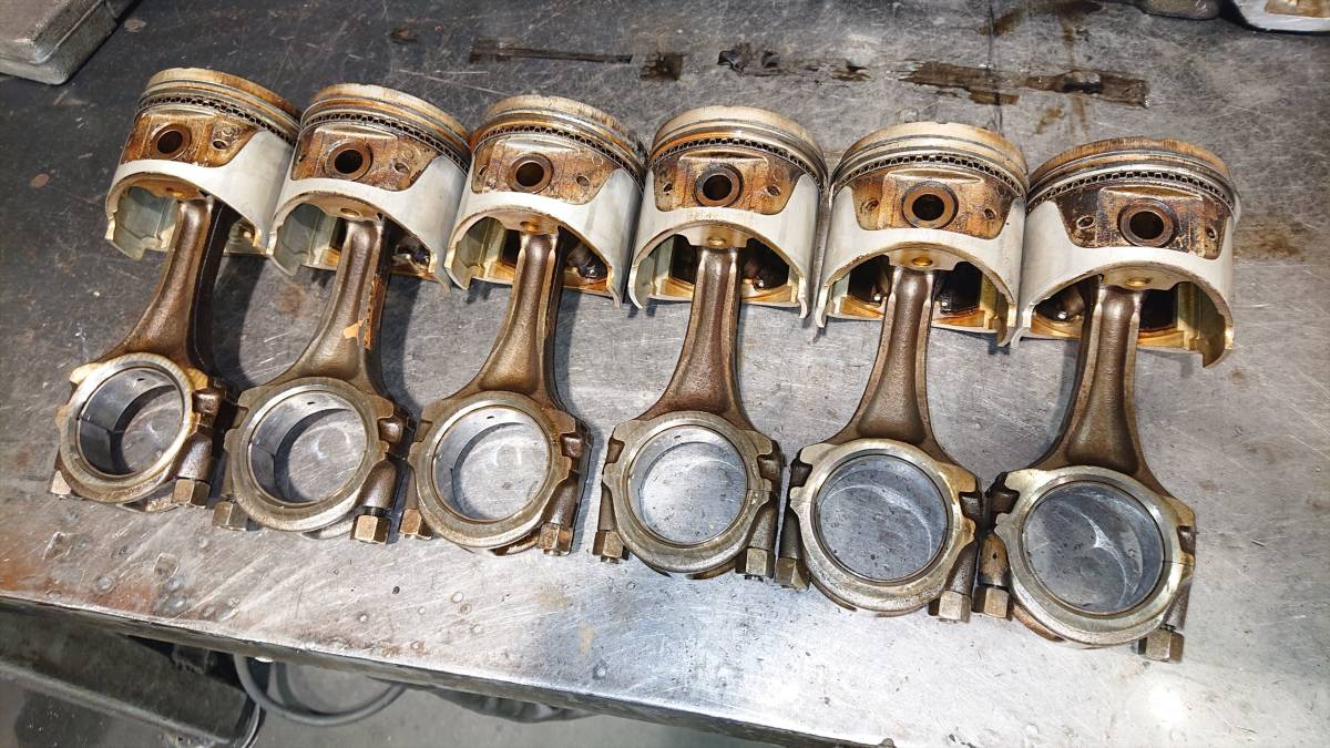 豊富な，最新作 日産 Ｌ28 コンロッド ピストンＡＳＳ&rsquo;Ｙ 6本セット 実動(エンジン部品)｜売買されたオークション情報、yahooの商品情報をアーカイブ公開 - オークファン 日産用