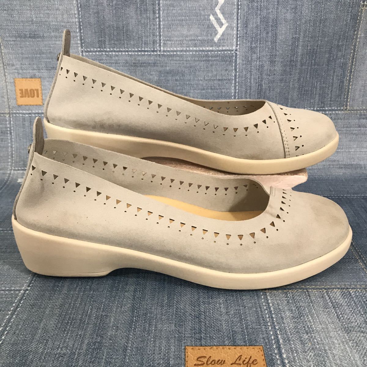 C0425 Brilliant By Hawkins Sport ブリリアント バイ ホーキンススポーツ レディース パンプス フラットシューズ 23 0cm Eee 3e グレー 白 レディースシューズ 売買されたオークション情報 Yahooの商品情報をアーカイブ公開 オークファン Aucfan Com