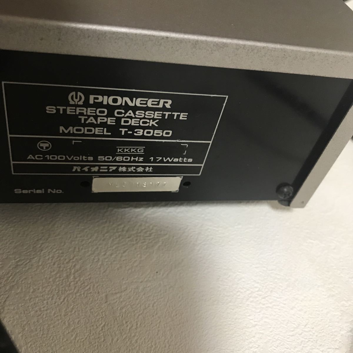 PIONEER T-3050カセットデッキ PIONEER T-3050 – Audiolife － Enjoy