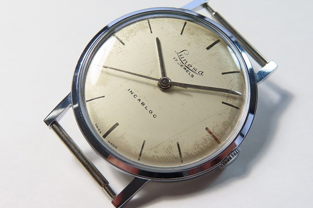 17石 古いスイスの手巻時計⁄Lunesa⁄17石⁄動品 手巻き スイス製 