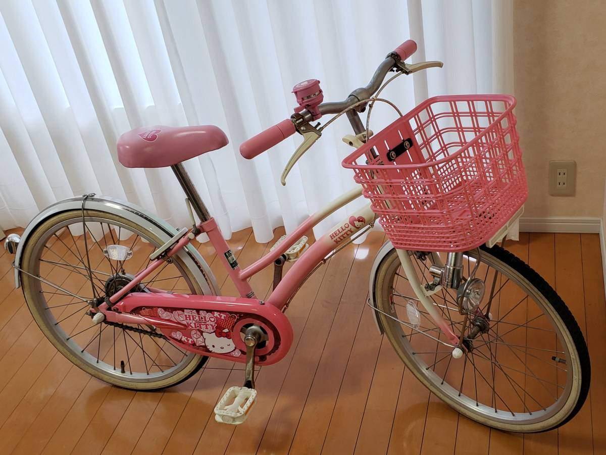 子供自転車 キティ の 自転車 ハローキティ ポップ ブリヂストン 