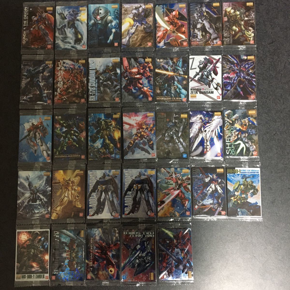ガンダム ガンプラ フルコンプ パッケージ アート コレクション 