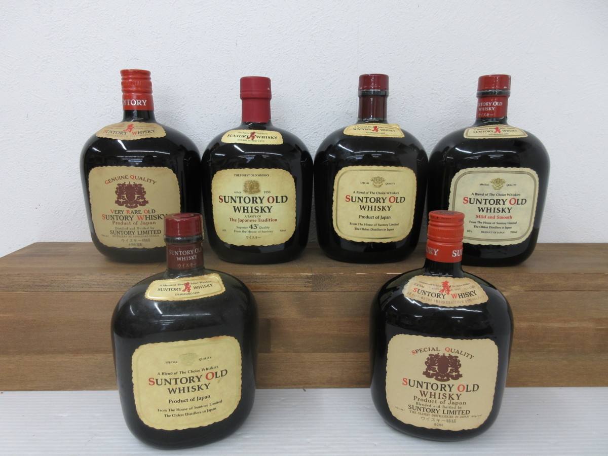 品質保証，大人気 6本セット サントリーオールド SUNTORY OLD 700~760ml 40~43% 特級従価有り 未開栓 古酒 1円スタート 発送先広島県限定/3-10-15(日本)｜売買されたオークション情報、yahooの商品情報をアーカイブ公開 - 日本