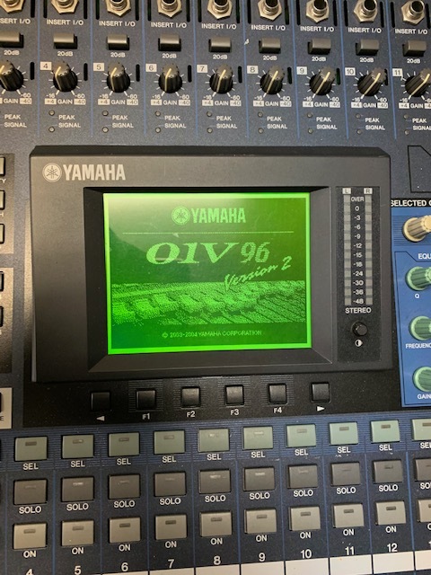 Yamaha YAMAHA デジタルミキサー Console 96) O1v96 動作品 MY8-mLAN