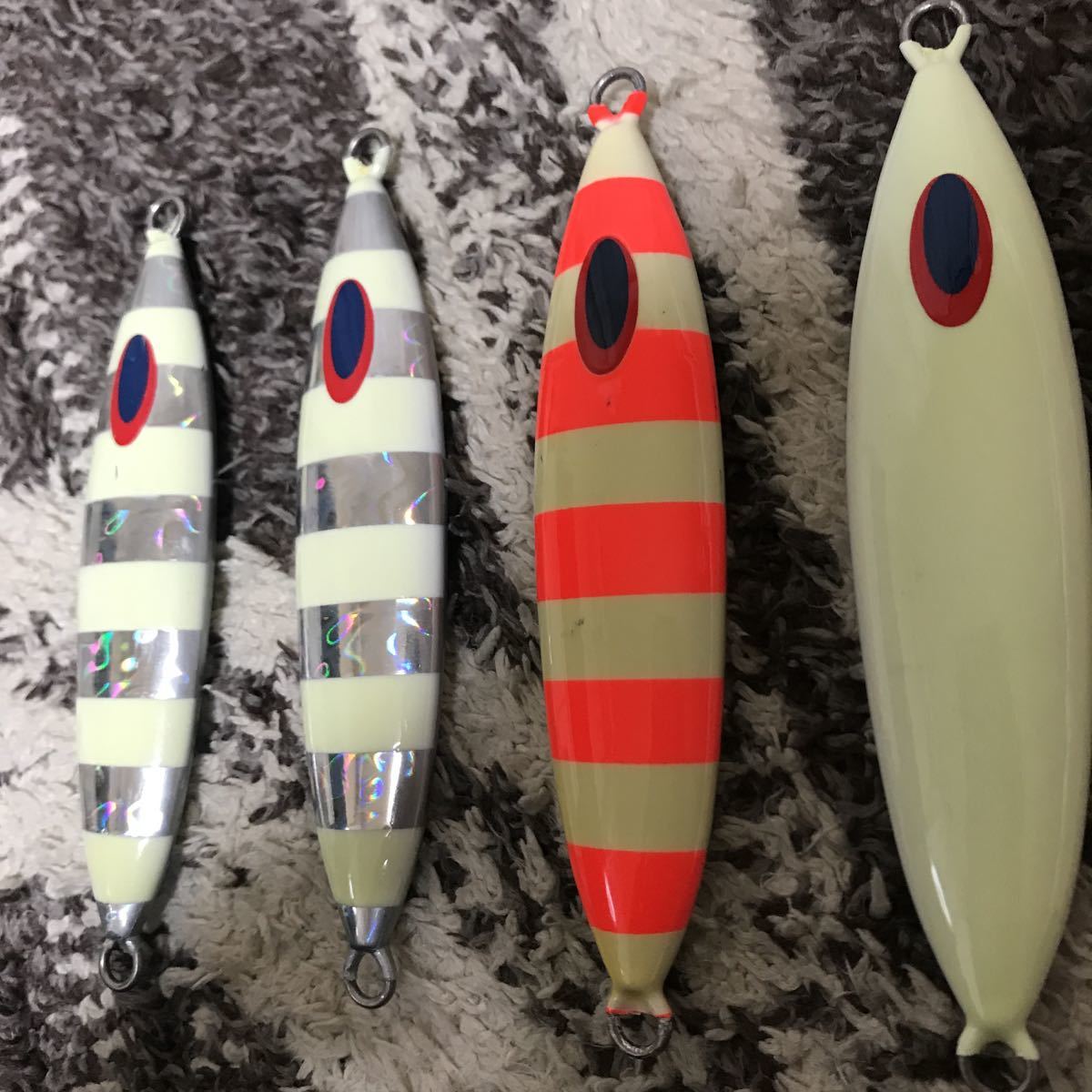 ディープライナー 180g 130g スロースキップvib スロースキップ 180ｇ グロー 150g スロースキップVB スロースキップディープラ 130gの通販 : メタルジグセット DEEP 美品◇ディープライナー&frasl;スロースキップVib ディープ