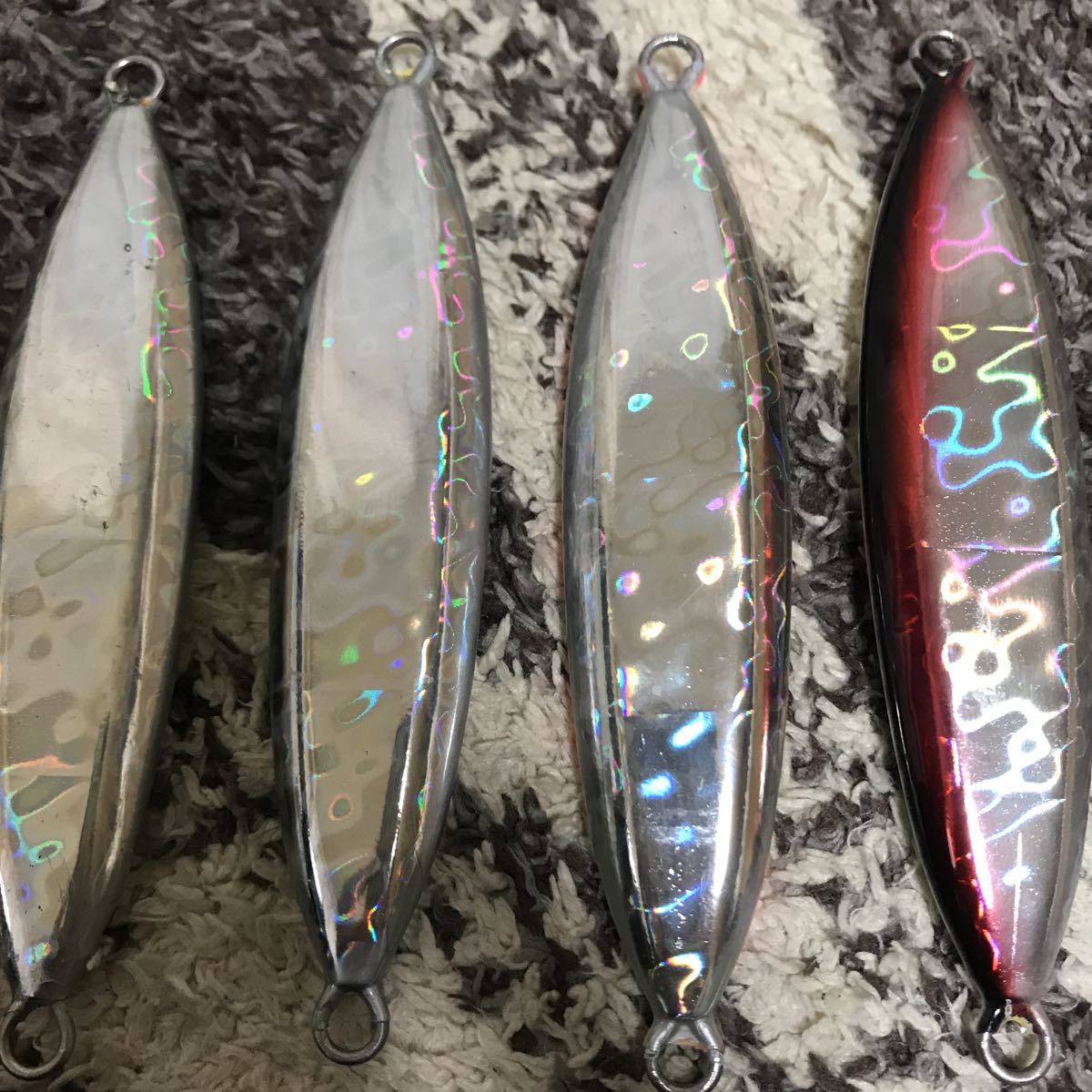 ディープライナー 180g 130g スロースキップvib スロースキップ 180ｇ グロー 150g スロースキップVB スロースキップディープラ 130gの通販 : メタルジグセット DEEP 美品◇ディープライナー&frasl;スロースキップVib ディープ