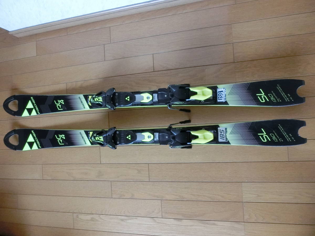 SKI板＆金具セット FISCHER RC4 SL 130㎝ R-7 中古 RC4 SL フィッシャー
