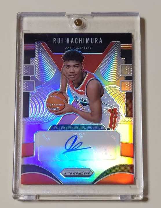 八村塁 rui hachimura rc silver prizm auto 2019-20 panini nba prizm 