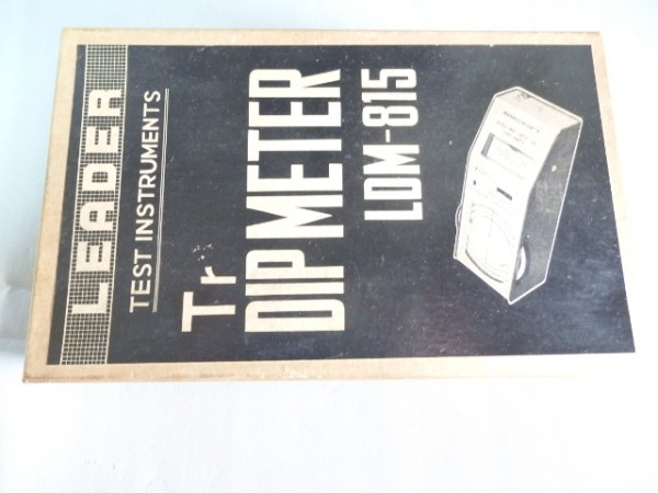 LEADER/リーダー電子 LDM-815 Tr DIPMETER ディップメーター 測定器 元
