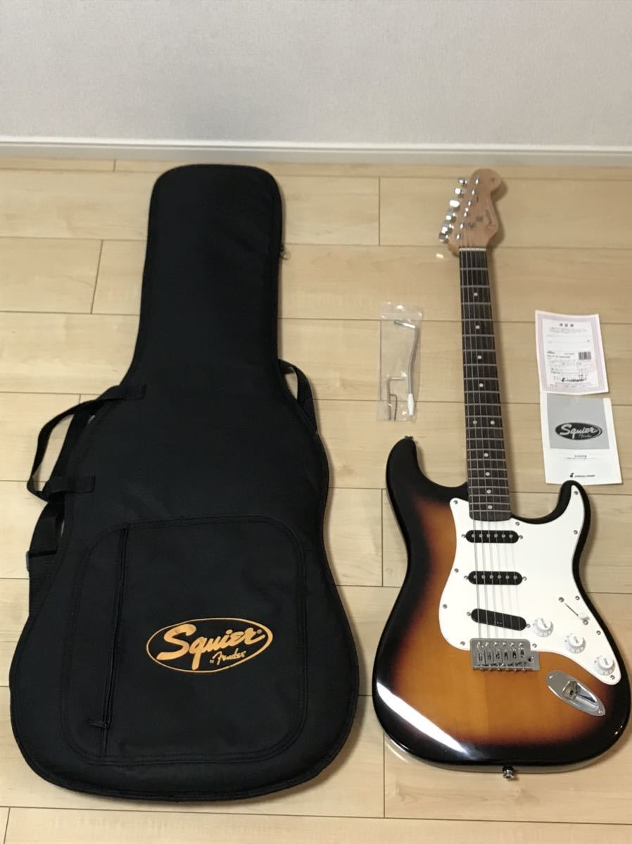 送料無料】スクワイア fender ストラト カスタム GOTO製マグナムロック