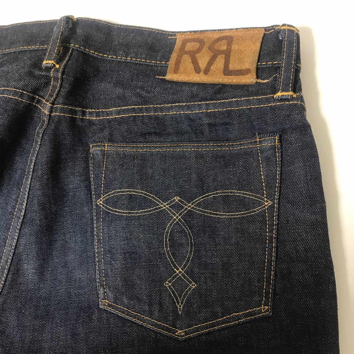 rrl インディゴ パンツの通販 美品 RRL アメリカ製 濃紺 インディゴ 