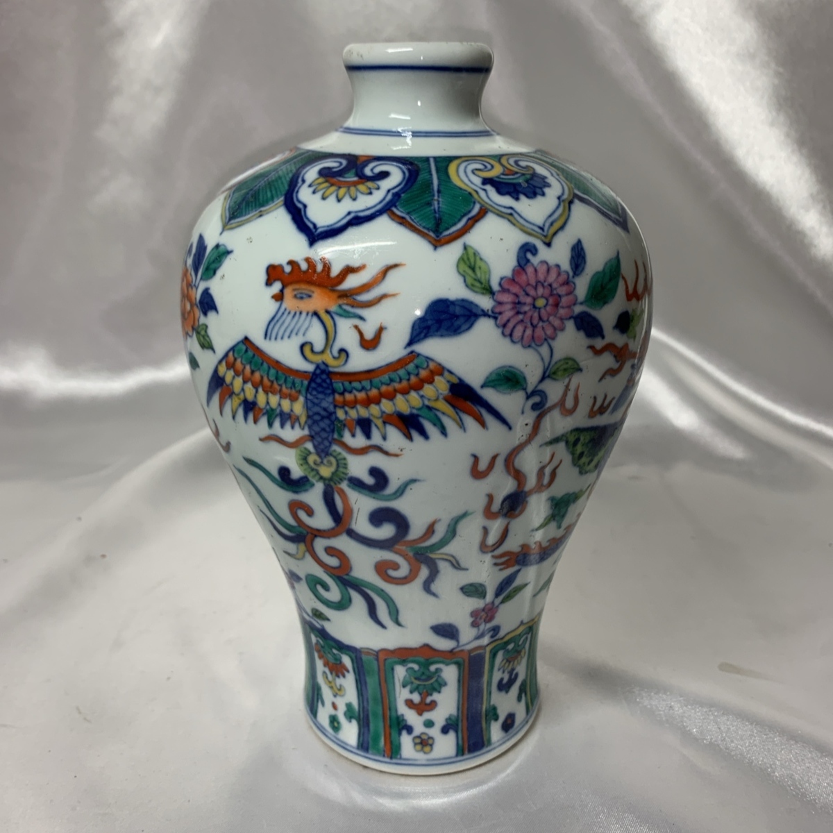 小皿 倣古青華鳳凰鶴図煎茶碗5客 共箱 青花缠枝莲纹碗-陶瓷器-扬州中国 