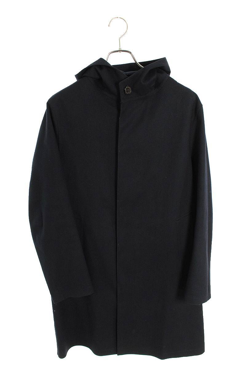 マッキントッシュ MACKINTOSH ゴム引きフ―デッドコート 38 ネイビー