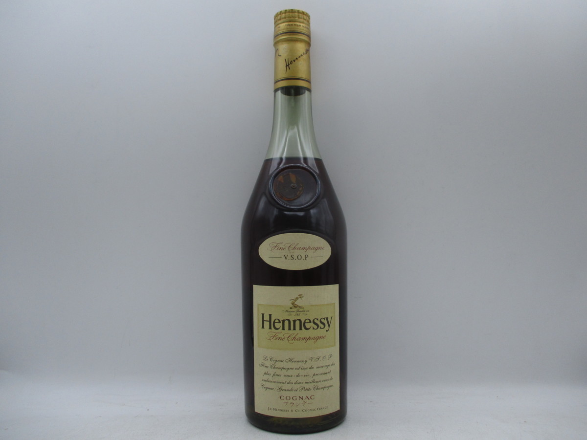 【古酒】Hennessy ヘネシー VSOP コニャック ブランデー スリム グリーンボトル 700ml 40% 未開栓 E75834