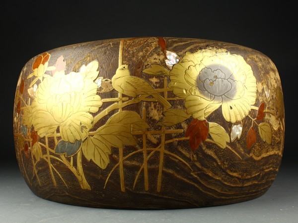 【得価，限定セール】 宇 DA118 直径30cm 大振 花鳥螺鈿蒔絵 桐火鉢 時代物(漆芸)｜売買されたオークション情報、yahooの商品情報をアーカイブ公開 - オークファン その他