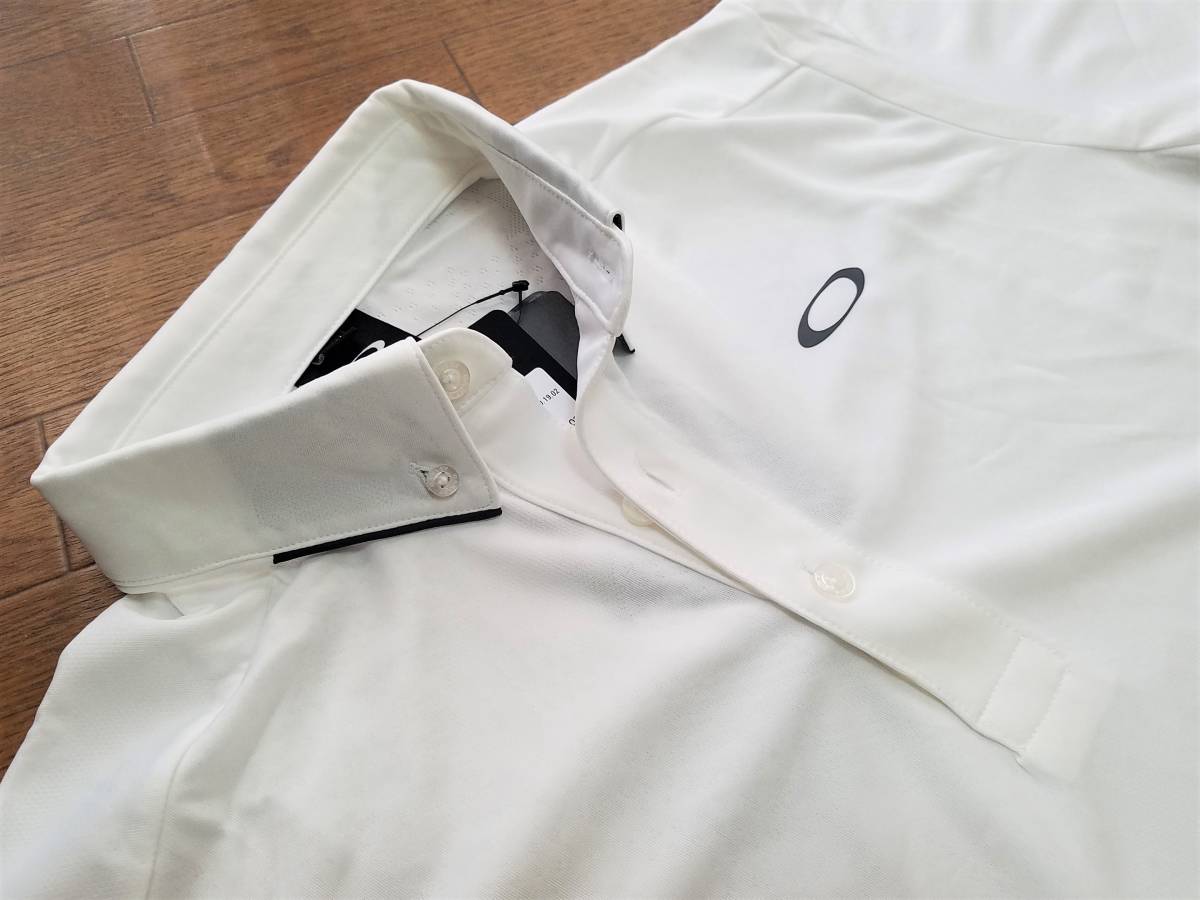 【新作登場，品質保証】 〓オークリー〓OAKLEY ENHANCE TECHNICAL ボタンダウンポロシャツ 白 L〓 〓クールBizにも(オークリー)｜売買されたオークション情報、yahooの商品情報をアーカイブ公開 - オークファン シャツ