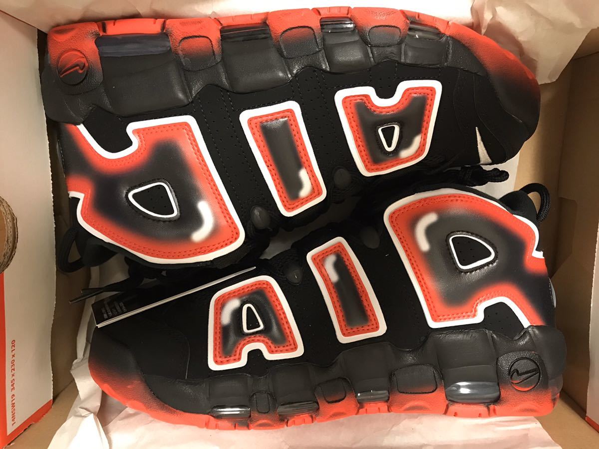国内正規品 25.5cm US7.5 NIKE AIR MORE UPTEMPO 96 LASER CRIMSON ナイキ モアテン モア アップテンポ CJ6129-001 スニーカー