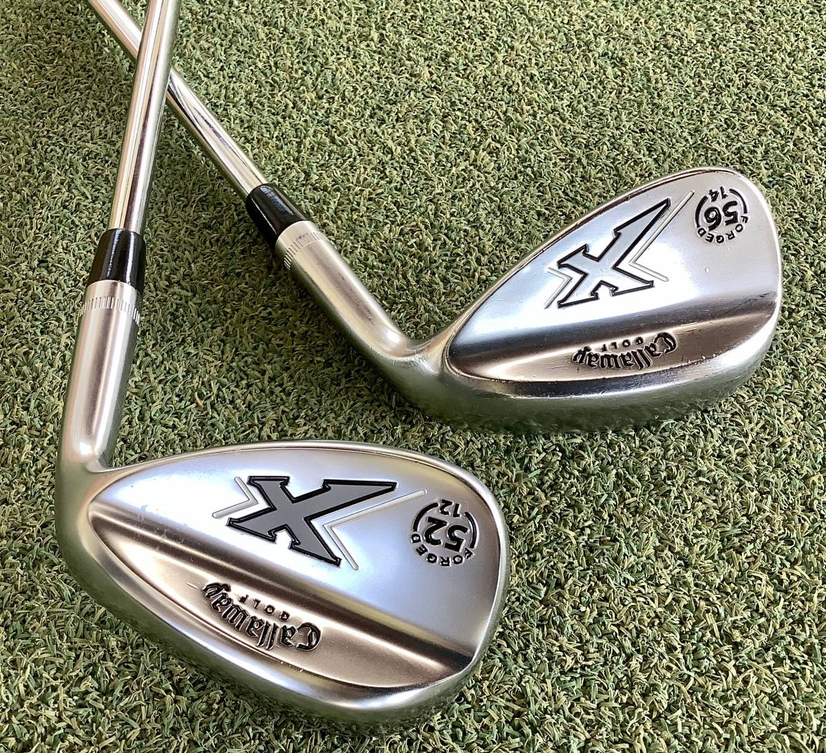 激安大特価，大人気 超 2本セット キャロウェイ X FORGED Xフォージド ウエッジ 52&deg;/12 56&deg; /14 USAモデル(キャロウェイ)｜売買されたオークション情報、yahooの商品情報をアーカイブ公開 - オークファン 男性右きき用