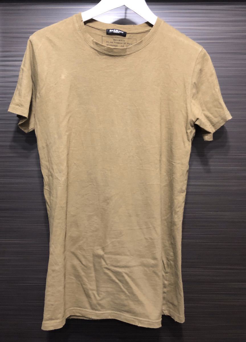 バルマン オム BALMAIN HOMME カットソー Tシャツ S デカルナン