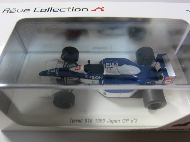 019 中嶋悟 ティレル 1⁄43 0 #3 F1 ONYX ミニカー Tyrell 50周年 日本