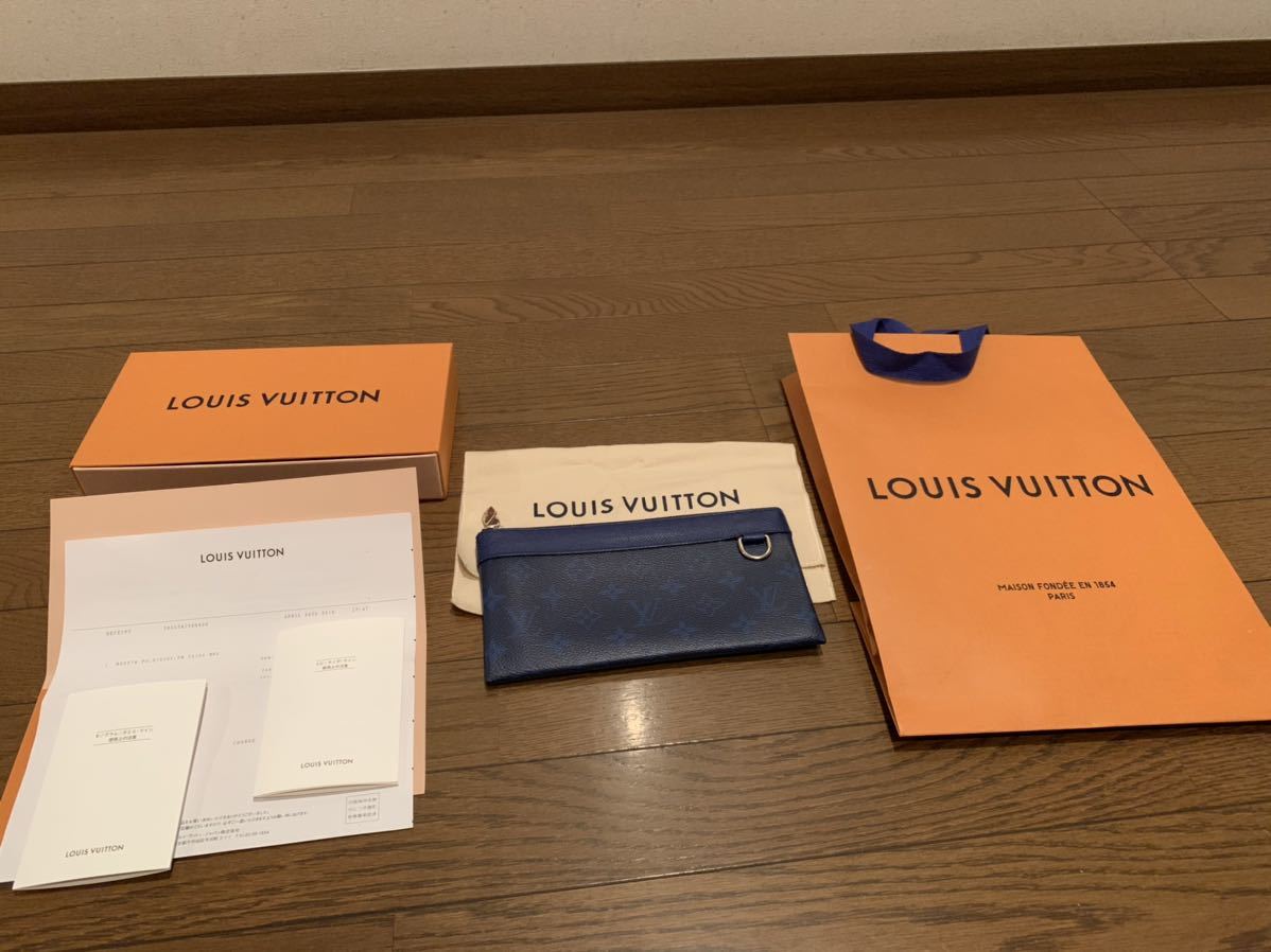 美品】ルイヴィトン ポシェットディスカバリーPM クラッチ長財布