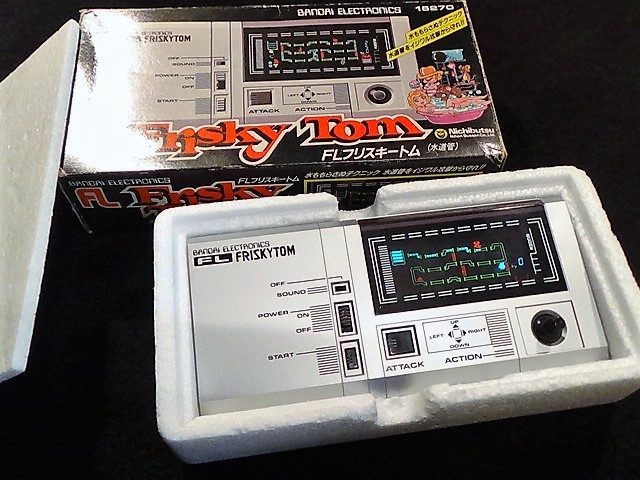 レトロ バンダイ FL フリスキートム 水道管 日本製 ゲーム lcd LSI
