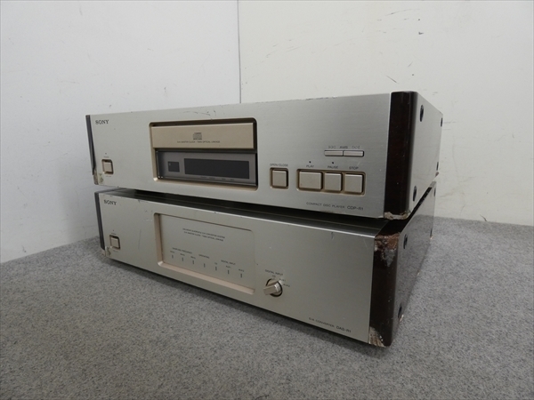 お得，新作登場 ソニー/SONY CDデッキ/DACセット Cプレーヤー CDP-R1/DAS-R1 管N5705 #(ソニー)｜売買されたオークション情報、yahooの商品情報をアーカイブ公開 - オークファン ソニー