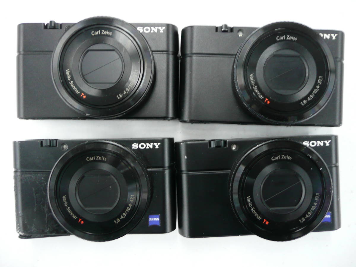 ジャンク カメラ SONY DSC-RX100 4台セット (J382U) SONY Cyber-shot