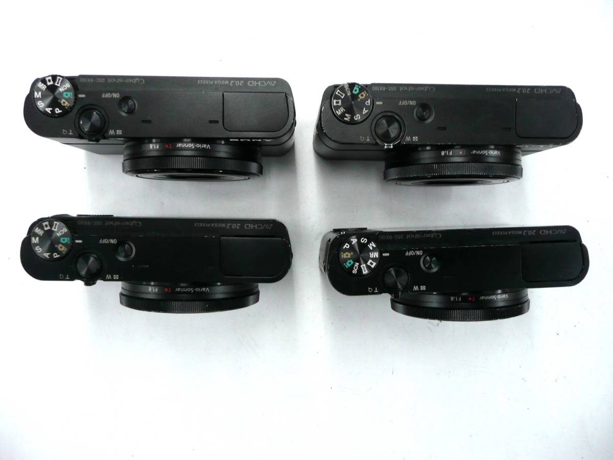 SONY Cyber-shot RX100 IV 本体 コンデジ【ジャンク】 ジャンク カメラ SONY DSC-RX100 4台セット (J382U) SONY Cyber-shot