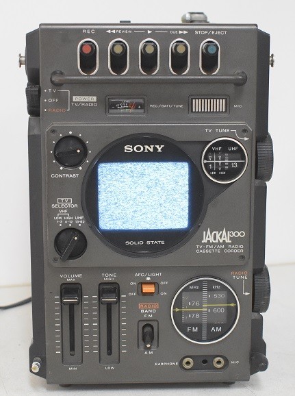 動作確認済　美品！ソニー　ジャッカル　300 ラジオ、テレビ、カセットプレイヤー SONY ソニー JACKAL300 FX-300 テレビ FM AMラジオ カセットレコーダー