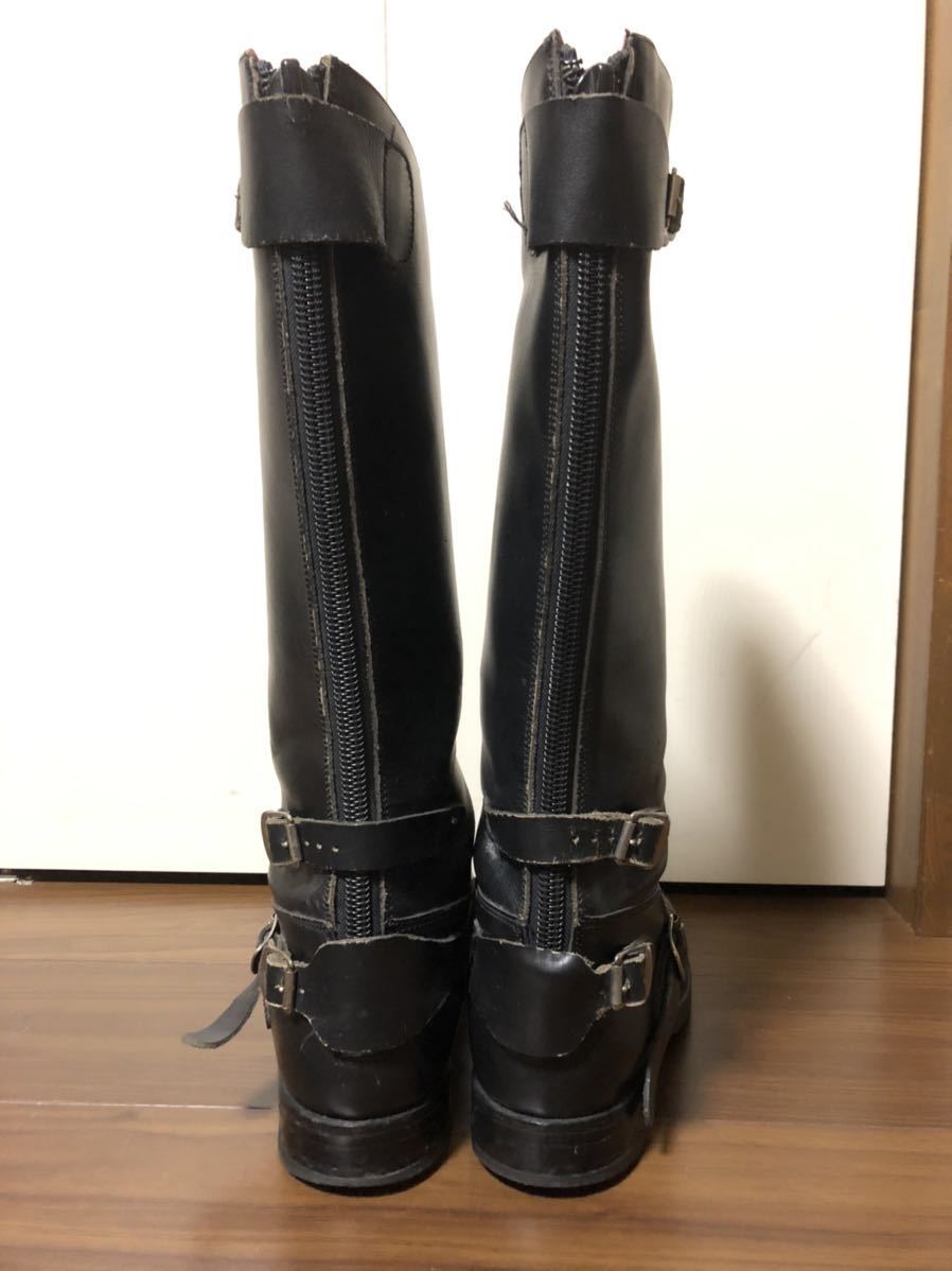 ②lewis leathers ルイスレザー ビンテージ レザーオーバーオール 