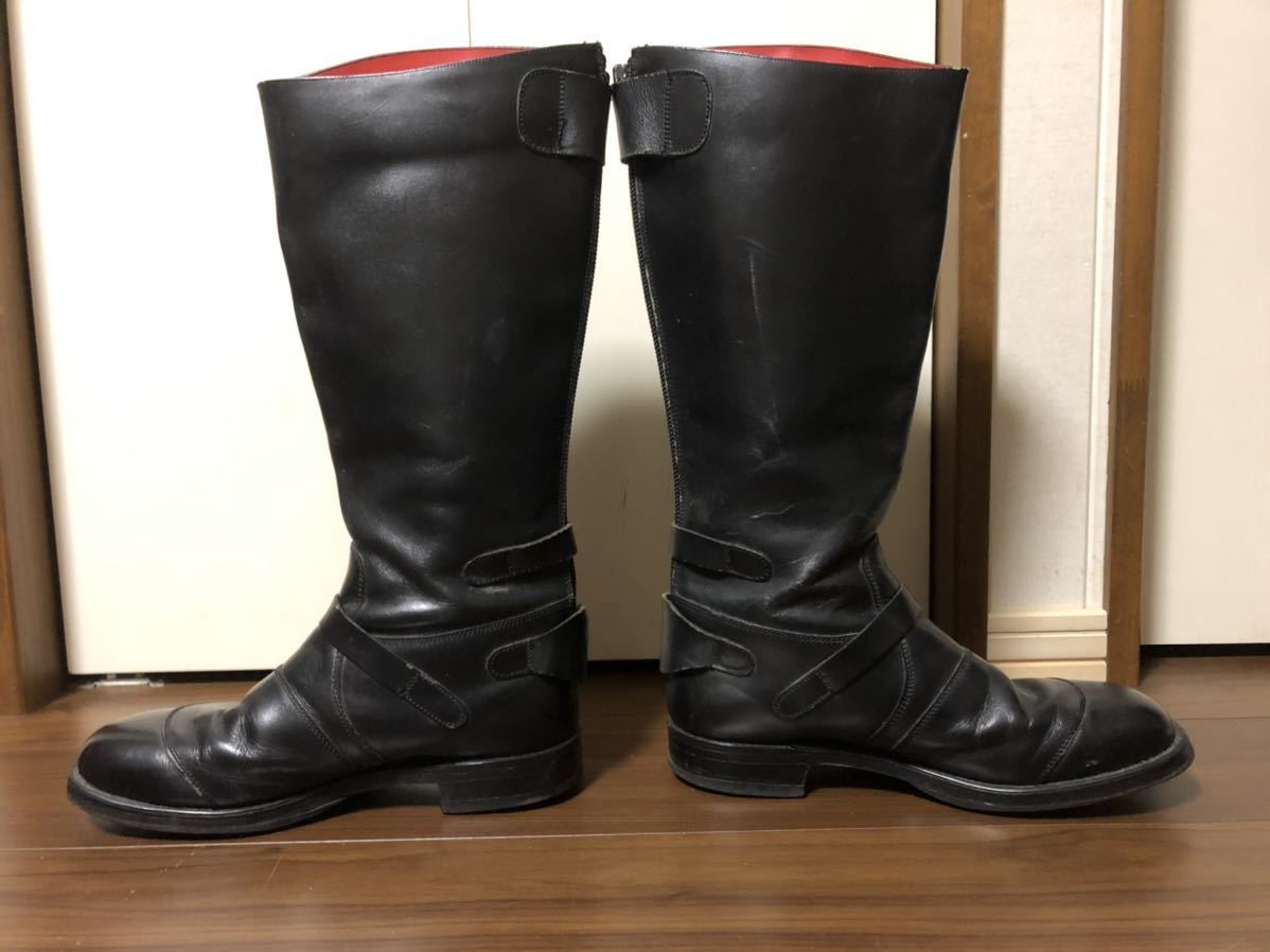 ②lewis leathers ルイスレザー ビンテージ レザーオーバーオール 