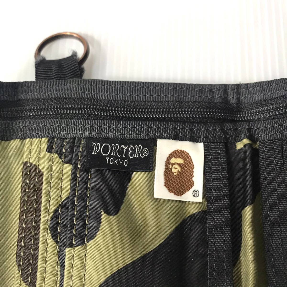 H】超希少◇正規品◇A BATHING APE PORTER 1ST CAMO WALLET ア 