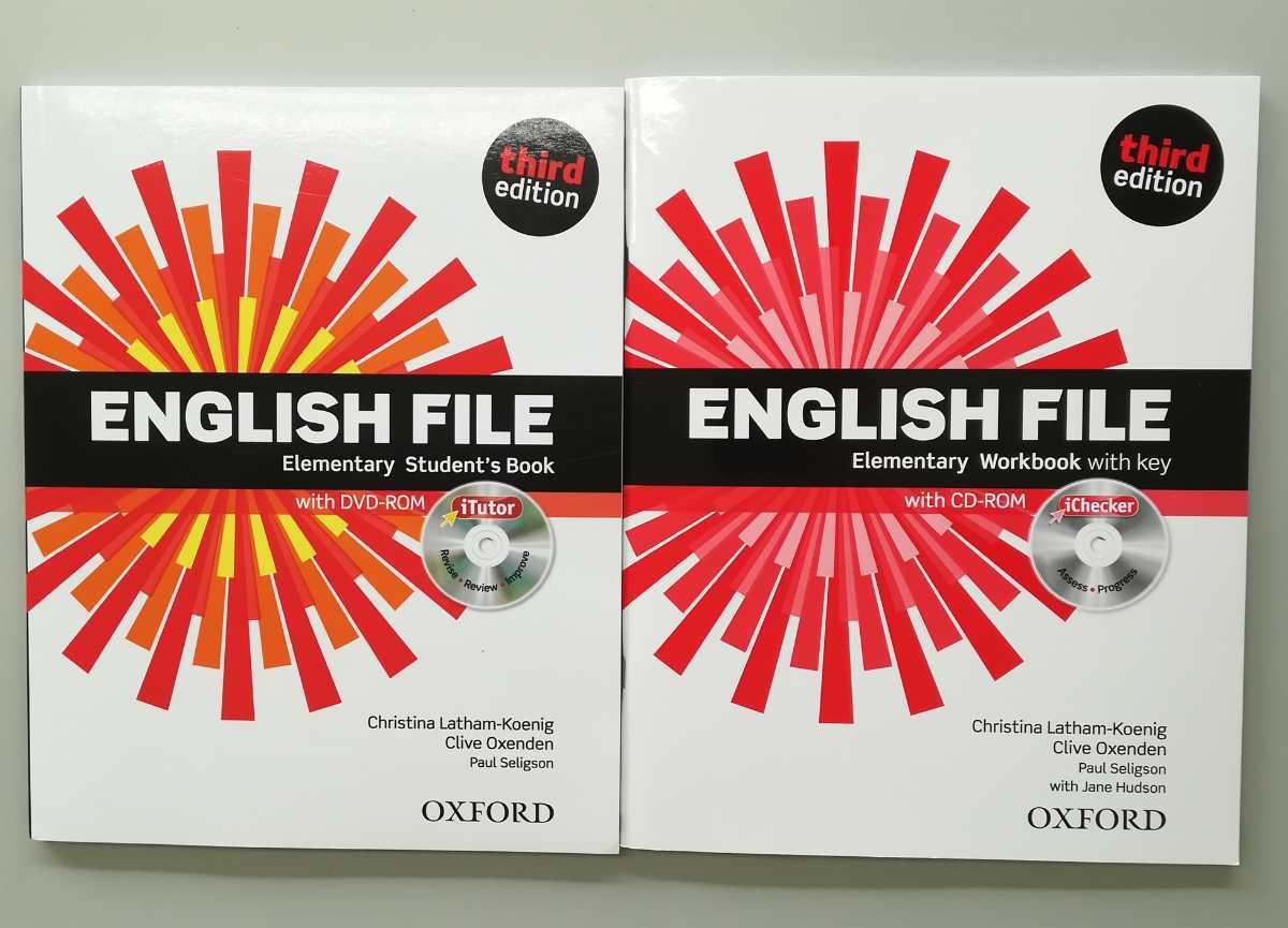 ENGLISH FILE Elementary Student's Book & Workbook with key third ...