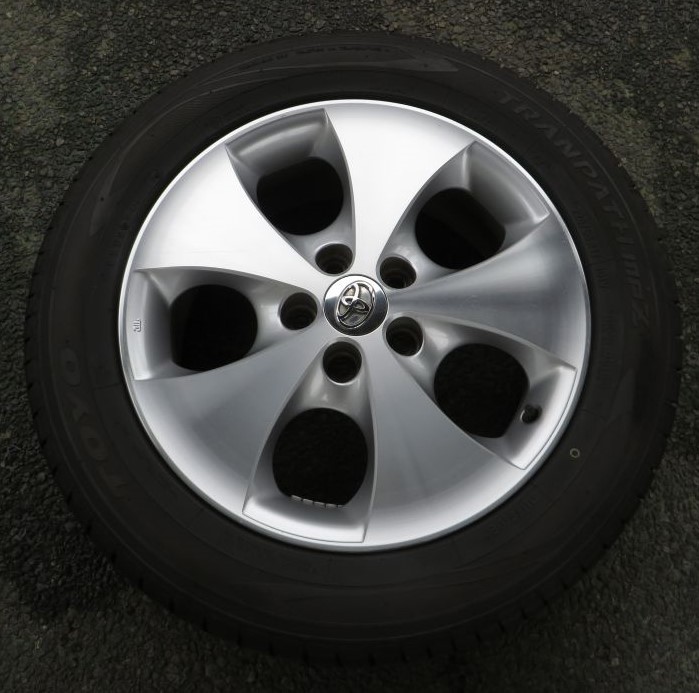 TOYO TRNPATH mpZ 225/55R17 トヨタ純正アルミ付き4本セット