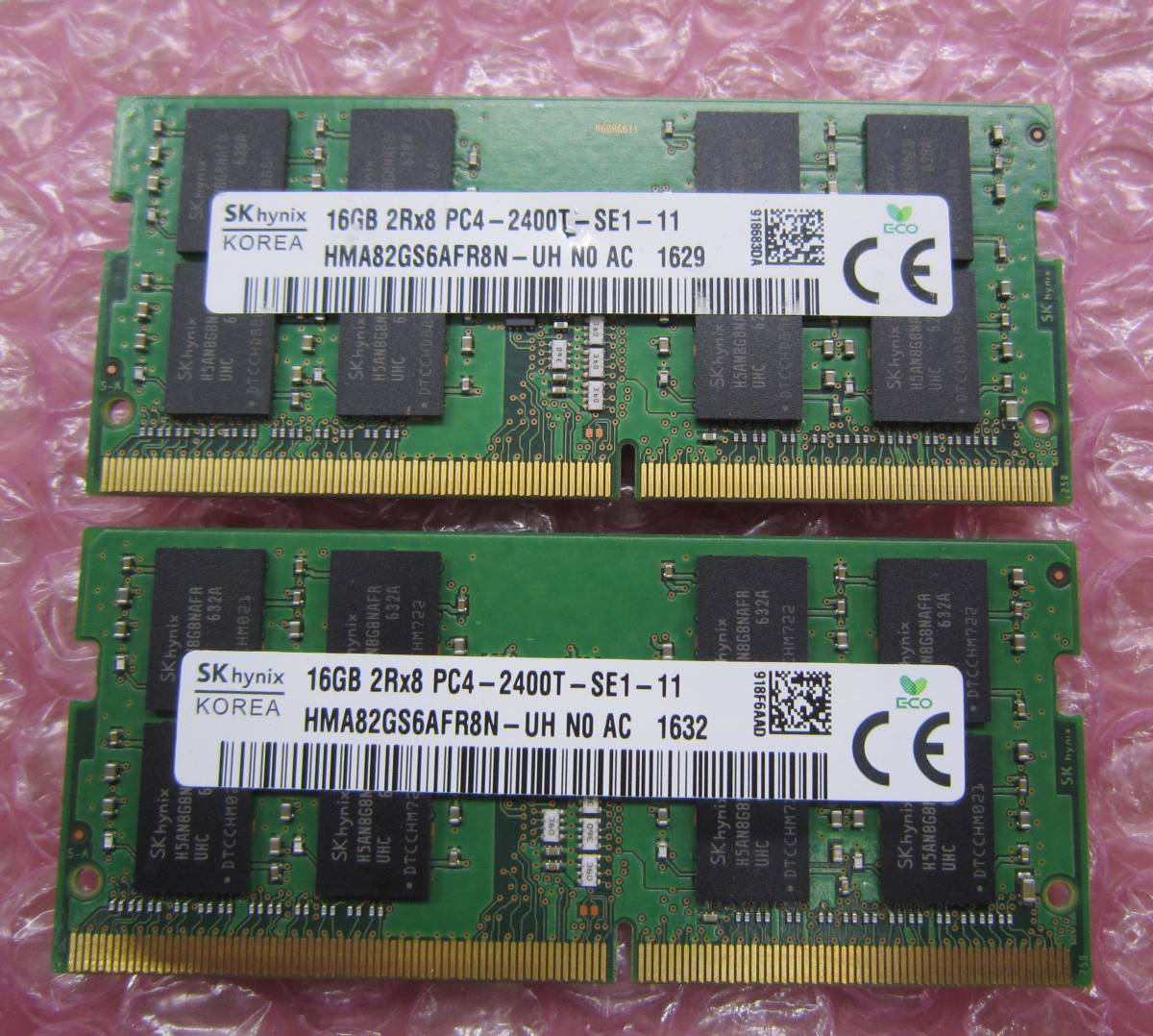 SK hynix DDR4-2400T PC4-19200 16GB×2枚セット 合計32GB SK 【公式通販】
