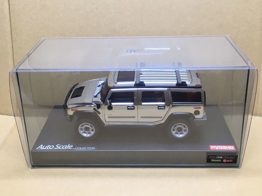 即決☆ 京商 ミニッツ ボディ 限定版 ハマー HUMMER H2 クローム