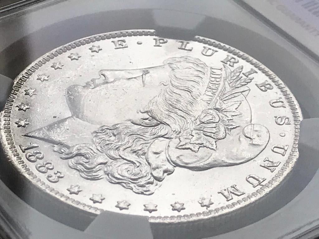 アメリカ モルガンダラー 1ドル銀貨1883 O MS63 NGC ご覧頂き