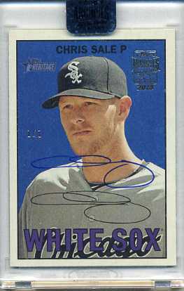 0 Topps Archives Chris | Sale eBay #160 1⁄1 Sox Red Boston SOX RED