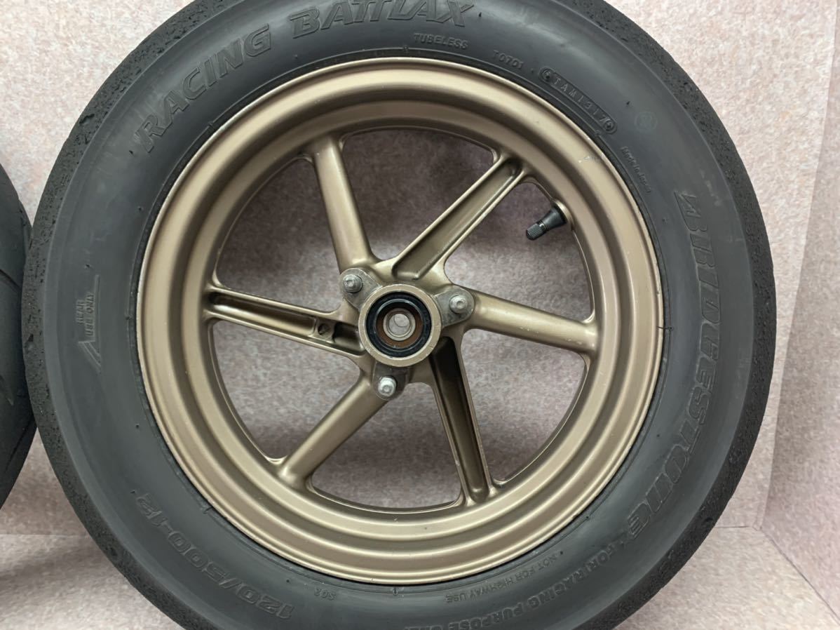 NSF100で使用 純正 F.Rホイール Racingタイヤ付き nsr50 nsr80 nsrmini 12インチ 純正ホイール モンキー エイプ100 xr100モタード NSF100 廃盤 公式通販 Yahoo!オークション -「xr100r」(ホイール) leche