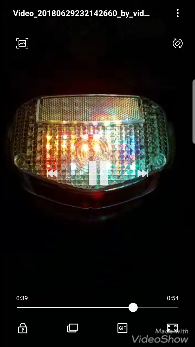 GS400 RGB ledテールランプ基盤 くるくるテールランプ(LED)｜売買され