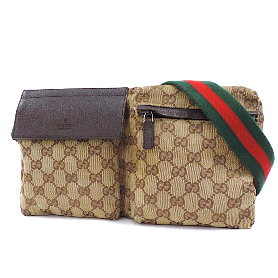 グッチ GUCCI ウエストポーチ ボディバッグ 1円〜至極の逸品美品