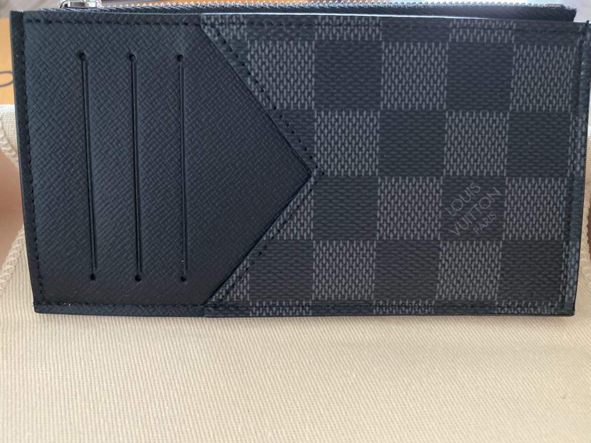 LEON掲載 LOUIS VUITTON ダミエ・グラフィット コインケース カード