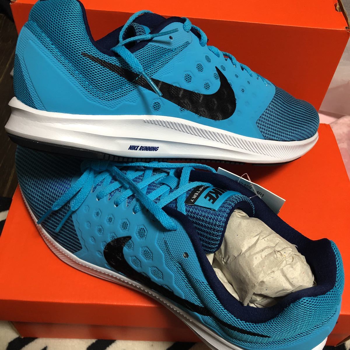 サイズ ナイキ ランニングシューズ ダウンシフター7 31 履きやすいワイド幅設計 キャロラインブルー 29 0cm以上 売買されたオークション情報 Yahooの商品情報をアーカイブ公開 オークファン Aucfan Com